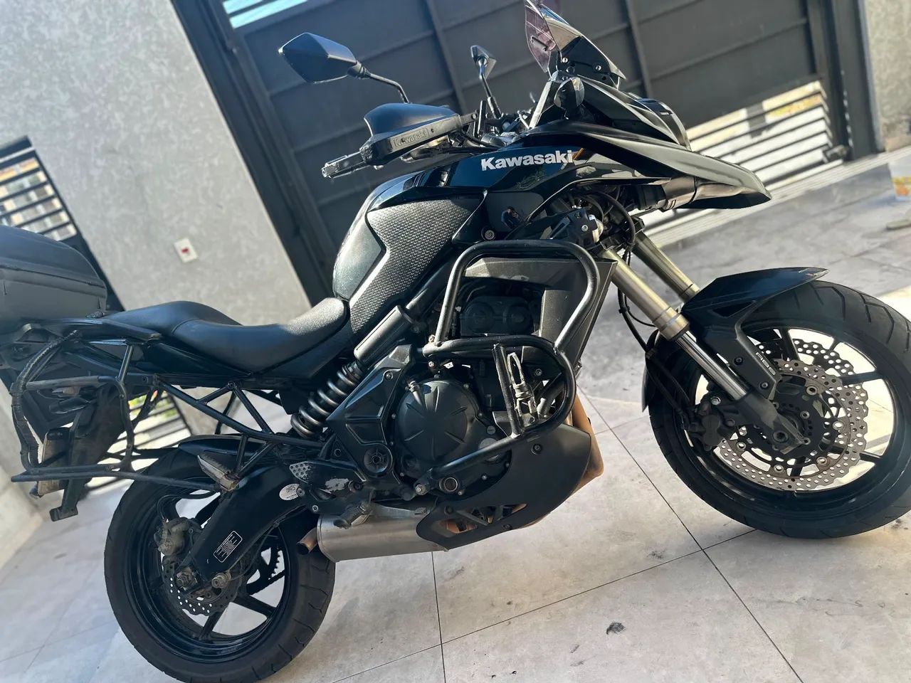 Versys tourer impecável com vários acessórios incluindo os bauletos lateral zero , sem uso - Foto 7