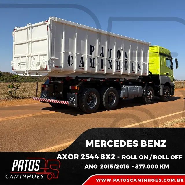 Mercedes Benz Axor 2544 8x2 Roll On / Roll Off 2015/2016 - Foto 8