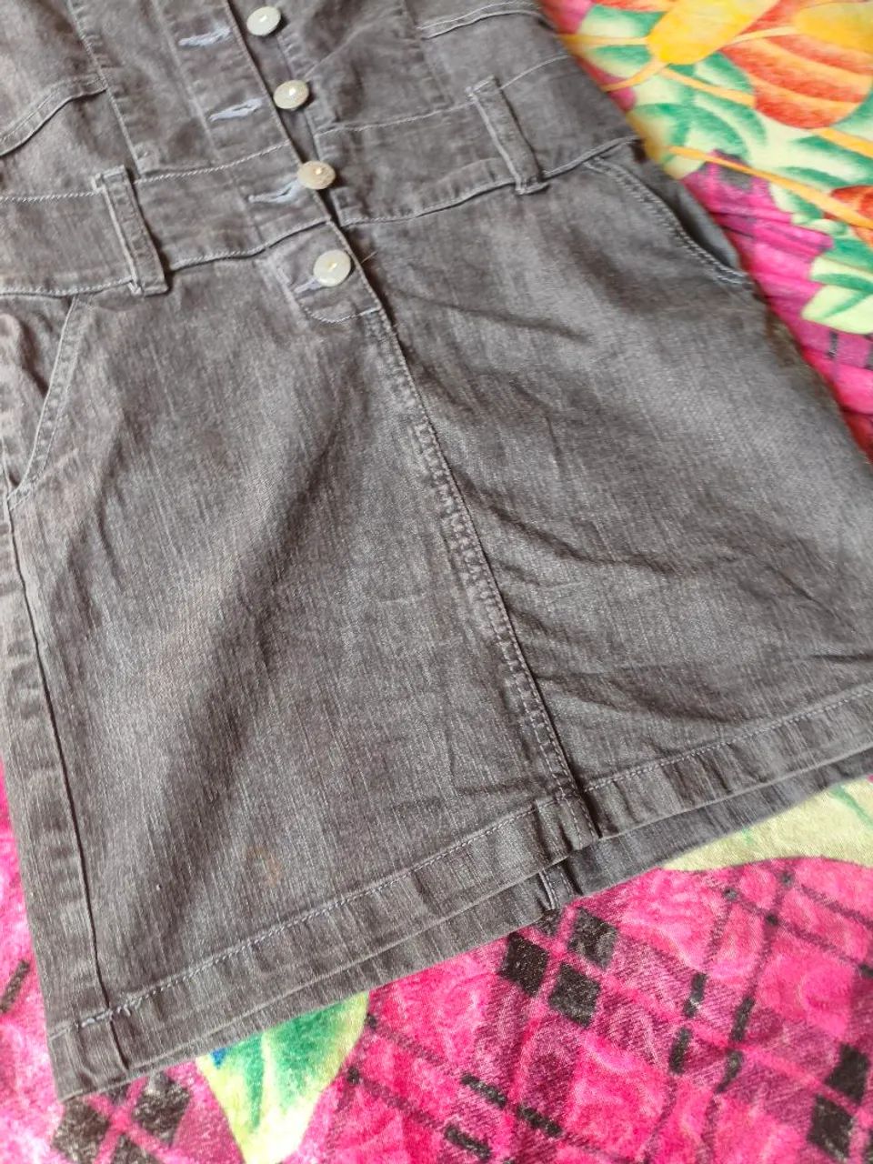 Vestido jeans tomara que caia P - Foto 3