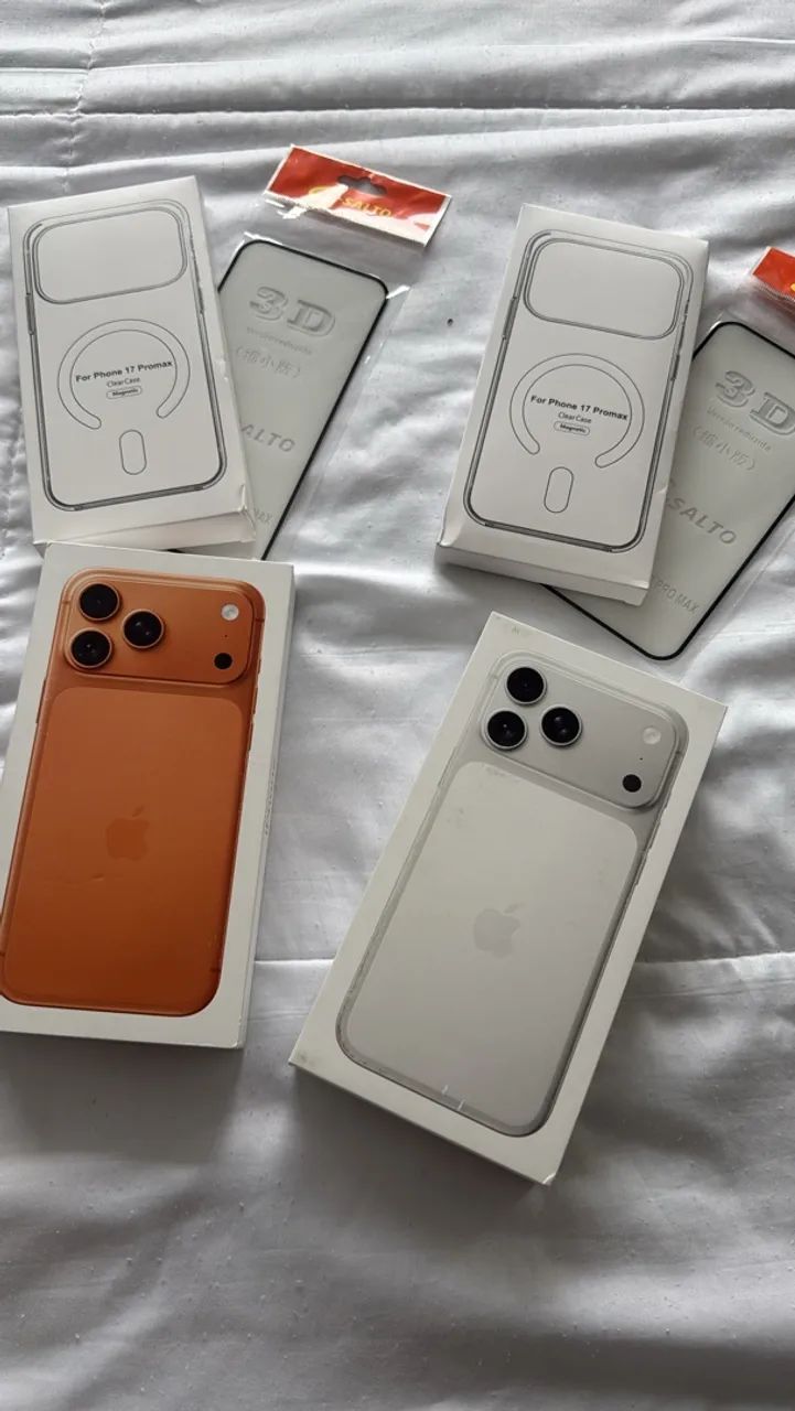IPHONE 17 PRO MAX, NOVO, LACRADO COM PELÍCULA E CAPA - Foto 2