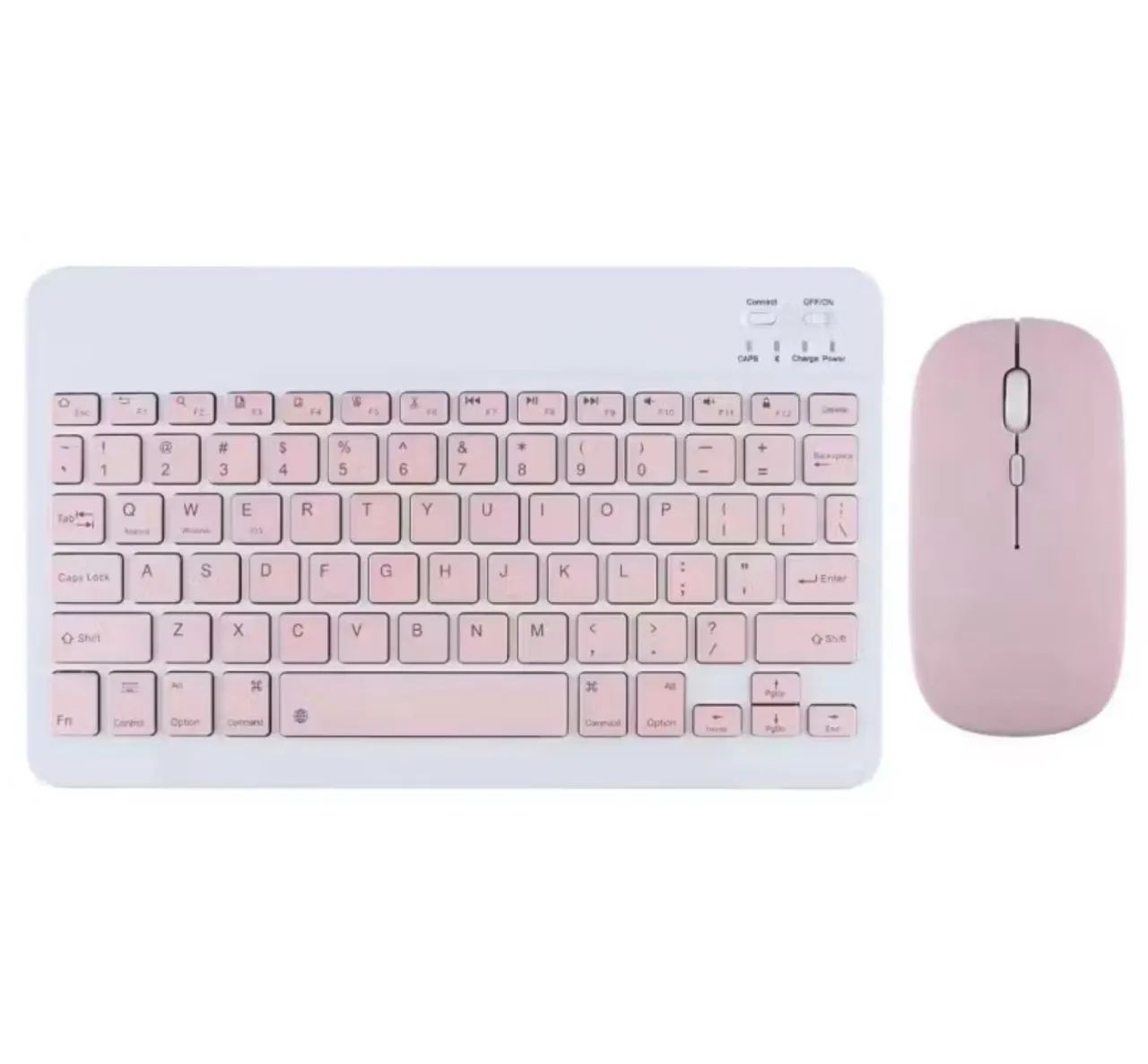 teclado+mouse tablet/ipad rosa