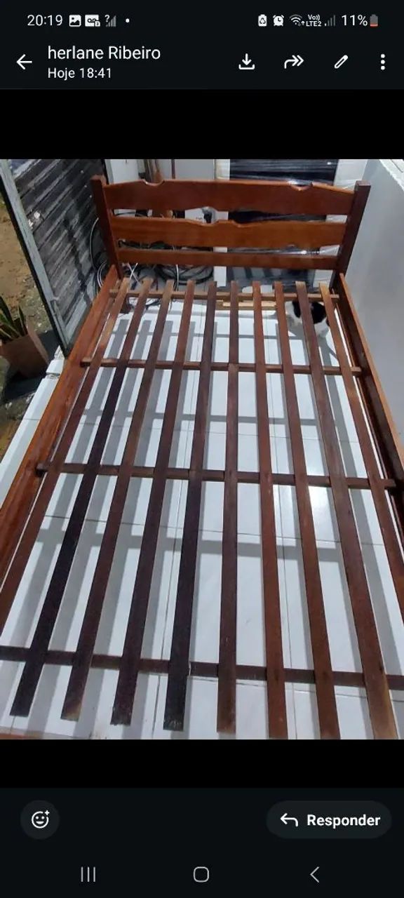 Uma cama de casal completa  - Foto 4