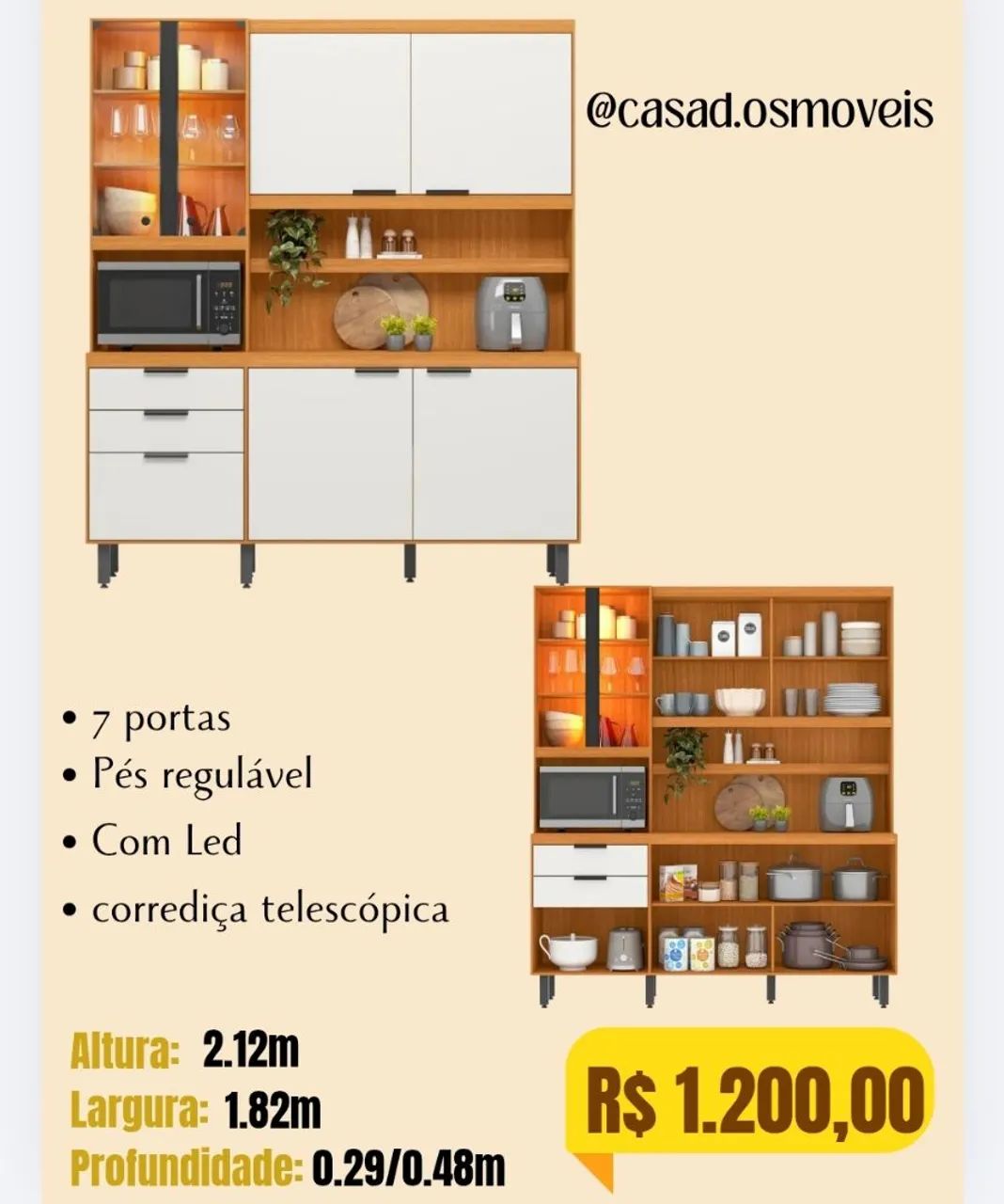 Armário Murano 1.82m