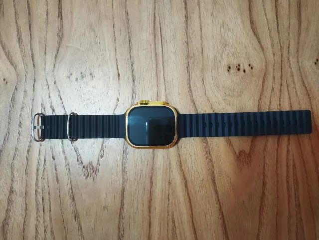 Smartwatch Ultra Max Big 2.2 Infinity Display Golden Edition - Foto 5