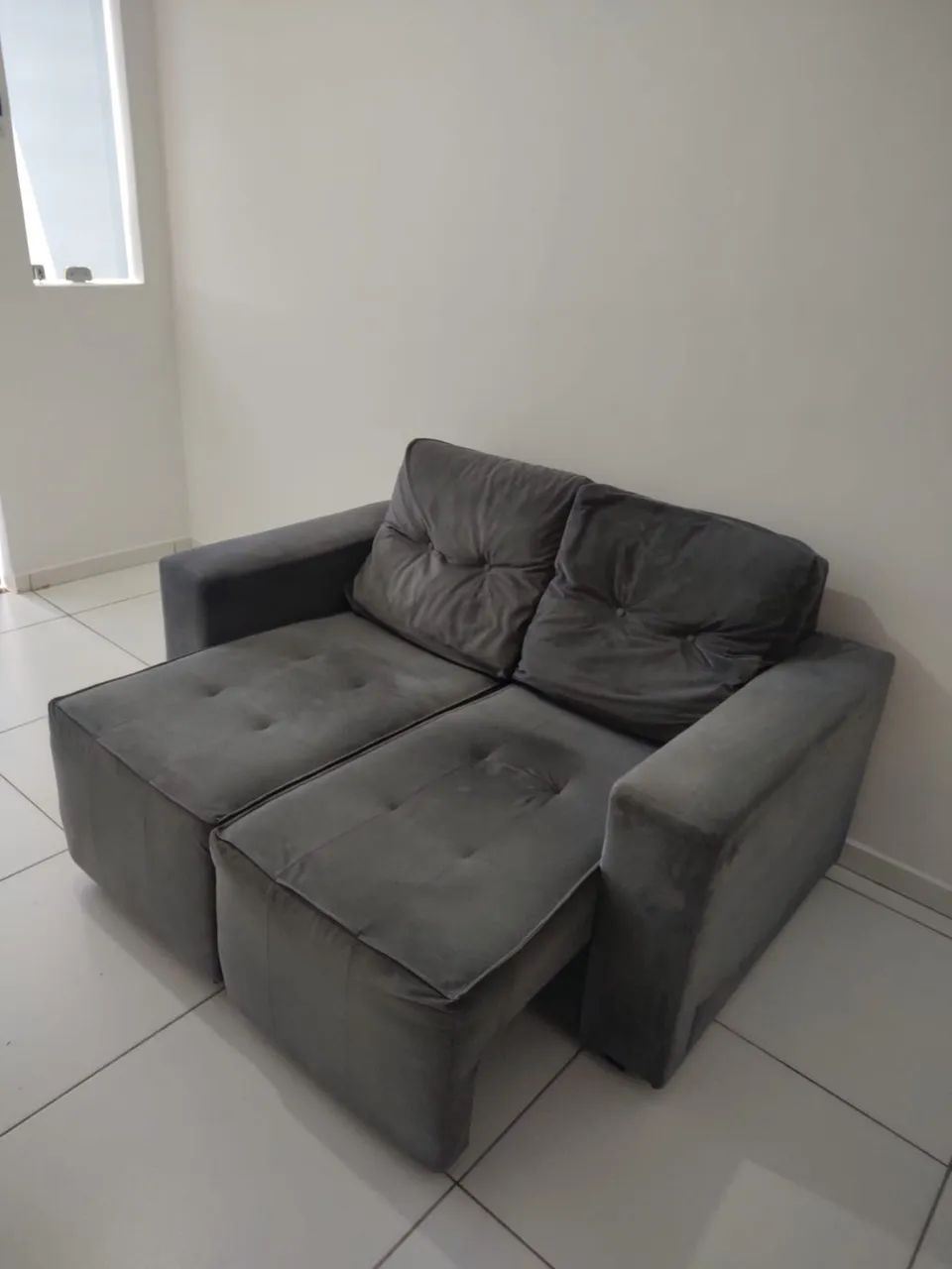Sofá retrátil 2 lugares 