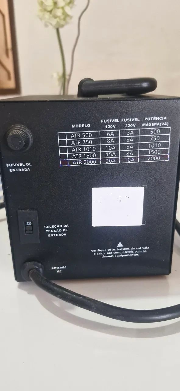 Transformador 220 Para 110 Ragtech ATR2000 - Foto 3