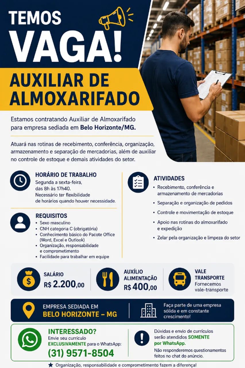 Aux. de Almoxarifado