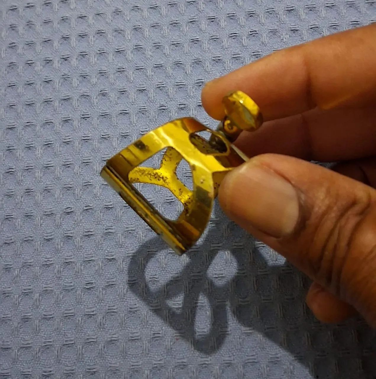 Abraçadeira de Metal para Sax Alto  - Foto 2