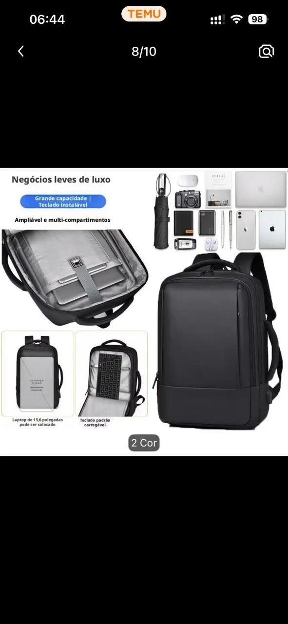 Mochila Nova Top e de excelente qualidade - Foto 3