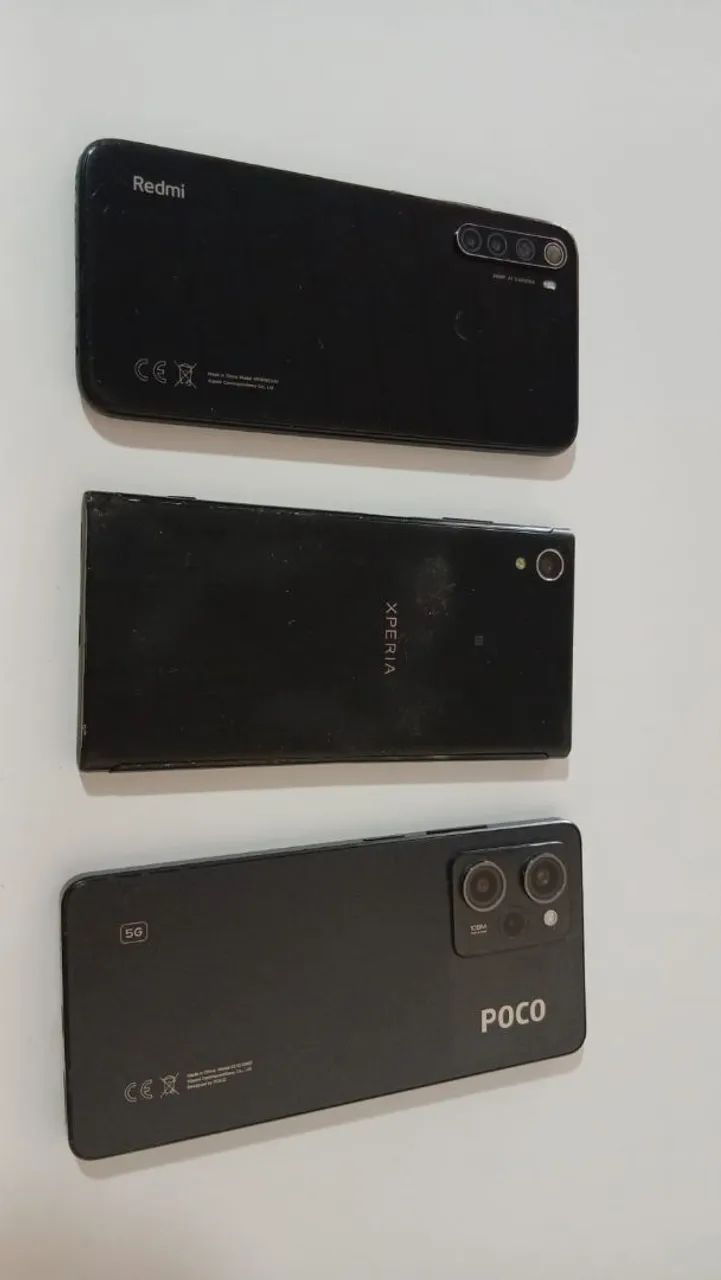 3 celulares para retiradas de peças 