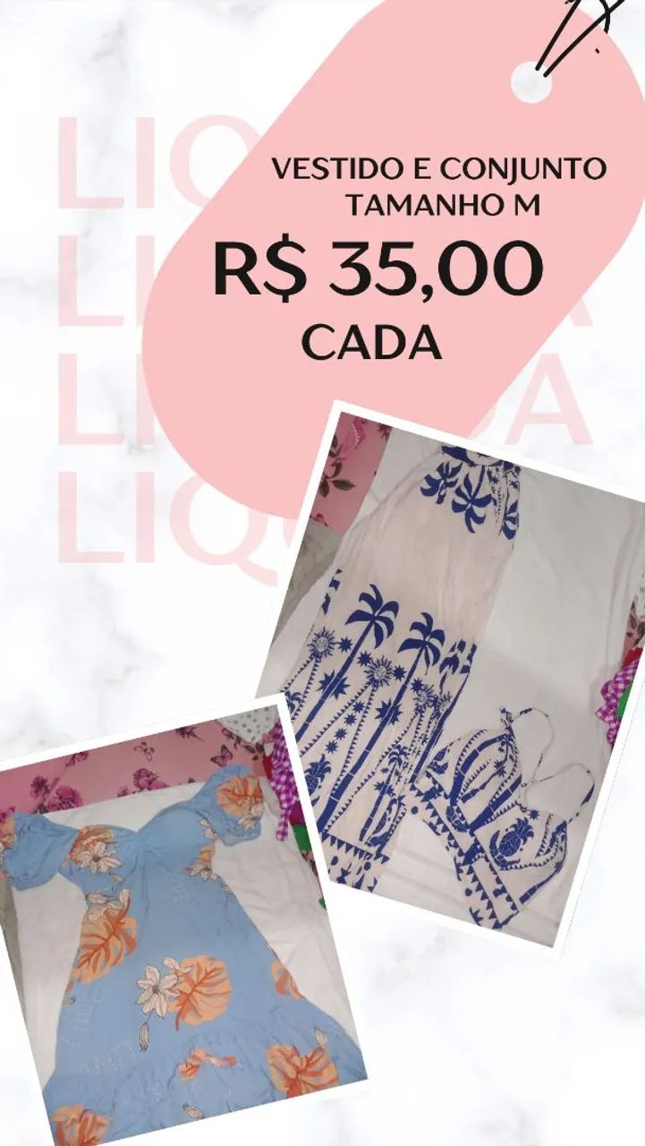Roupas femininas usadas