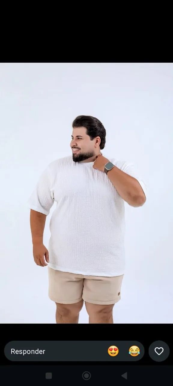 camisas plus sizes do g1 ao g4 - Foto 2