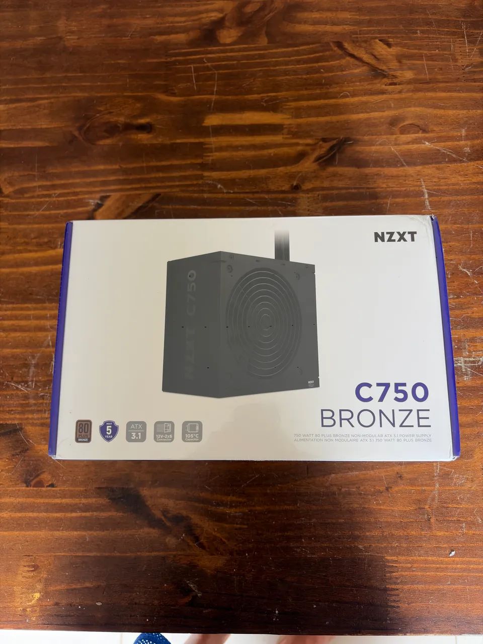 Fonte Nzxt 750w (lacrada) 