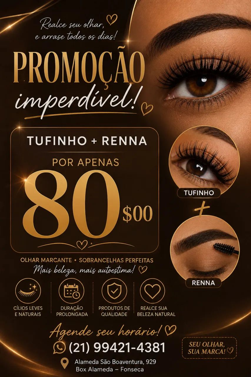 Extensão de cílios 