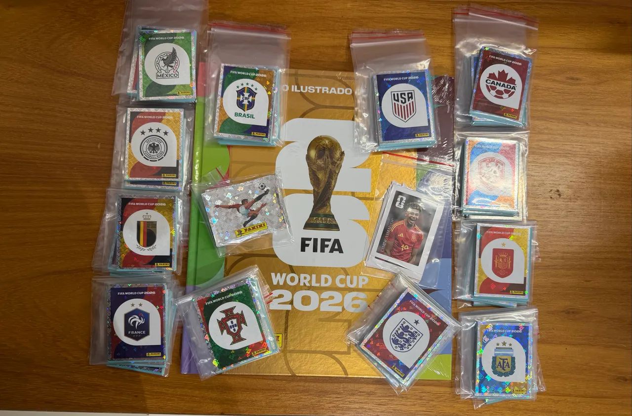 Álbum da Copa do Mundo 2026 completo PARA COLAR