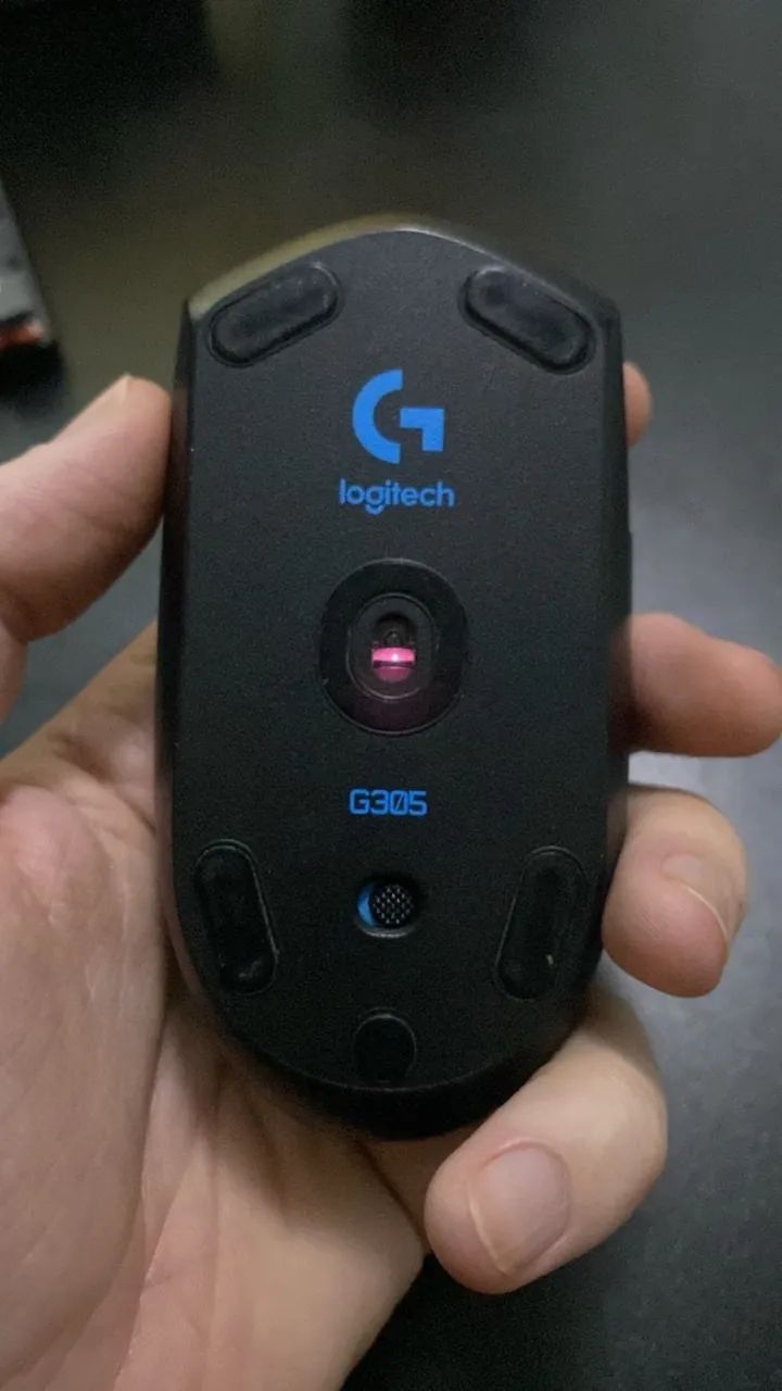 Mouse Logitech G305 Lightspeed Preto - Excelente Estado - Foto 4