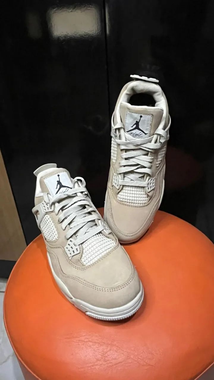 Air Jordan 4 Bege - Foto 5