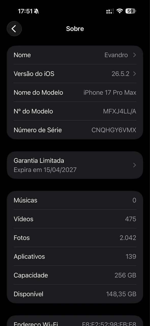 17 pro max 256gb azul  - Foto 2