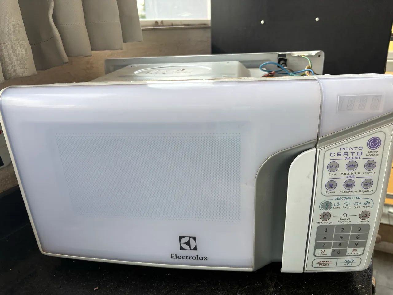 Forno microondas mep37 aperta o botão e não vai  - Foto 2