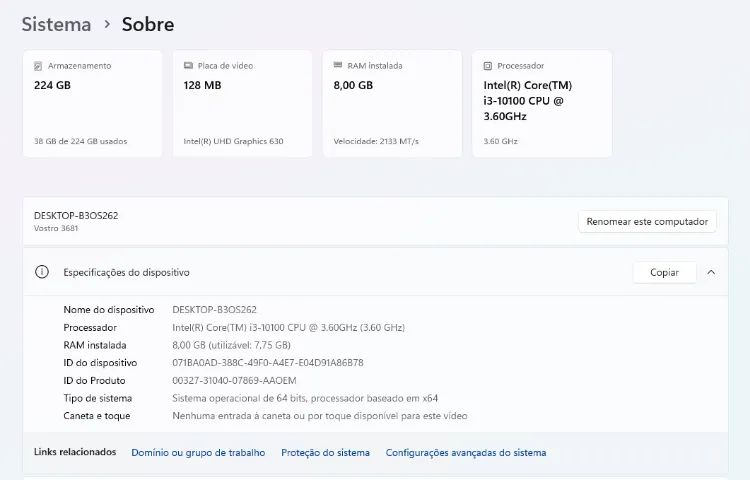 PC Dell Vostro 3681 - Foto 4