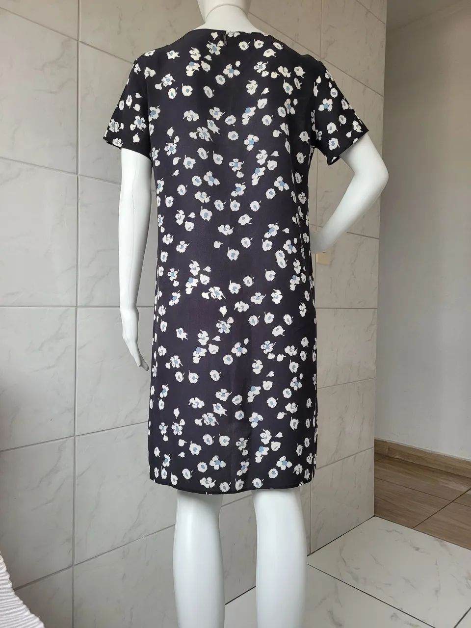 Vestido estampado 100%seda. - Foto 2