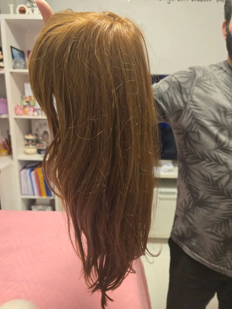 Peruca de cabelo verdadeiro não é lace - Foto 4