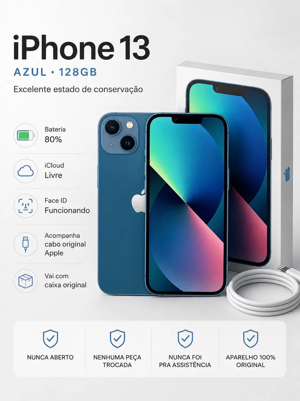 Iphone 13 128gb - Celulares e Smartphones - Oriximiná 1524833382 | OLX