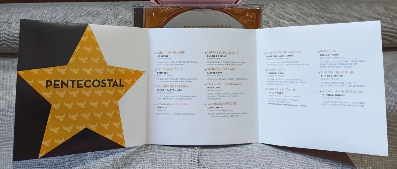 CD MEGA HITS GOSPEL PENTECOSTAL  - Foto 2