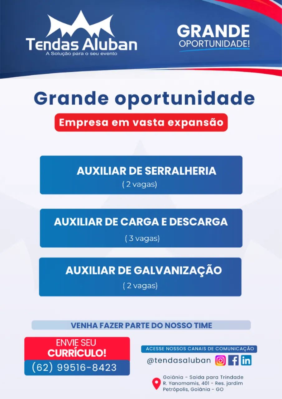 VAGAS IMEDIATAS