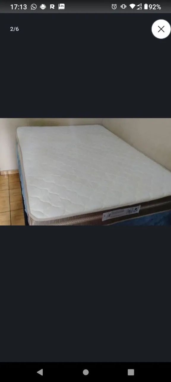 Colchão de casal usado só 1 mês 