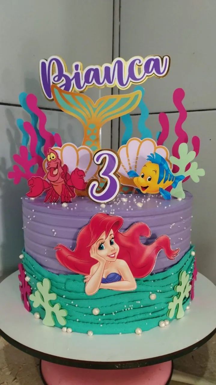 Bolo confeitado