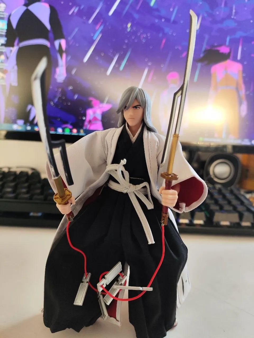 Figure Ukitake Jushiro (Bleach) - Great Toys - Completa na Caixa