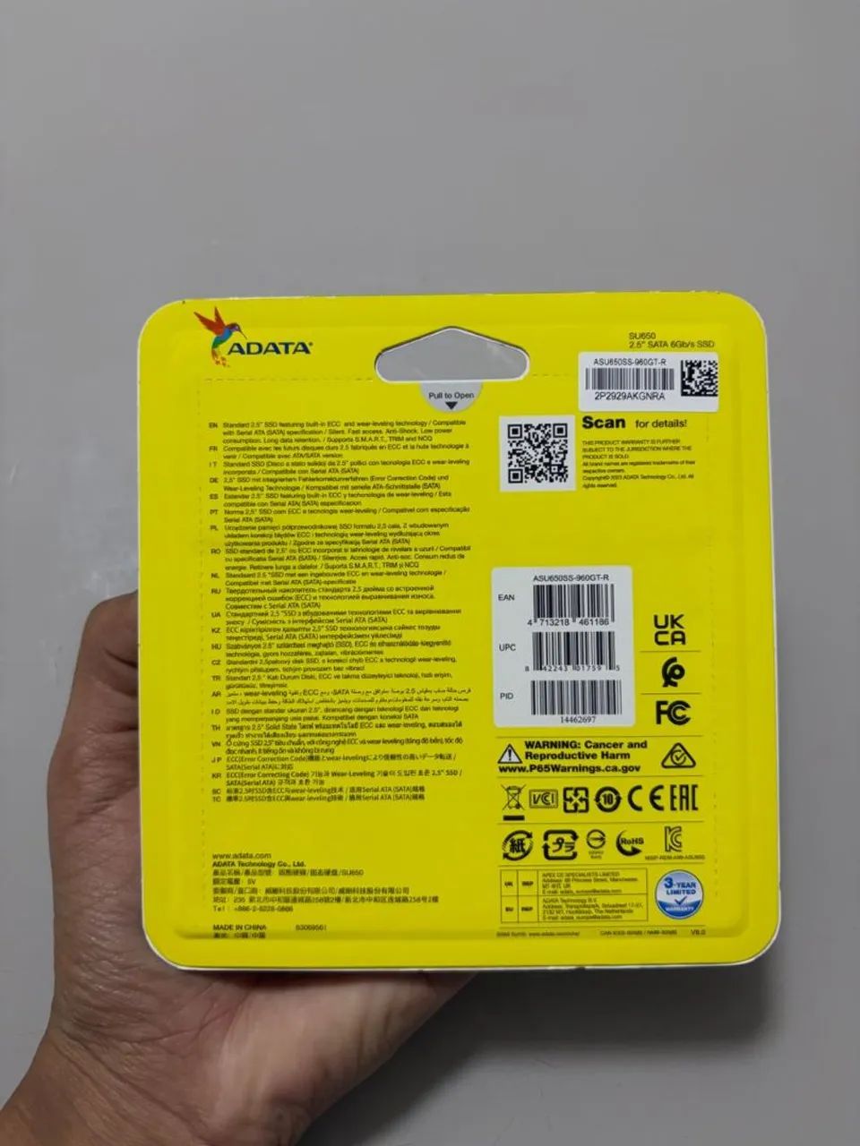 Vendo SSD SATA 1TB ADATA LACRADO - Foto 2