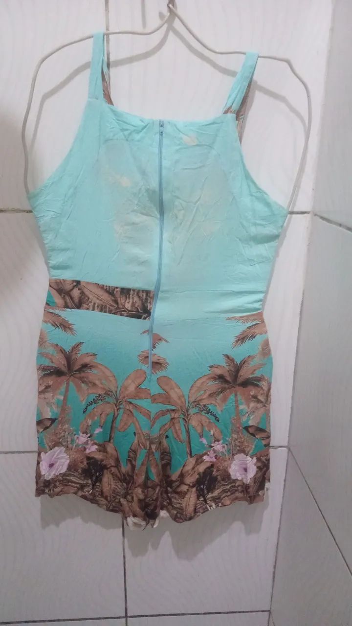 Macacão Curto Alfaiataria Feminino M  - Foto 2
