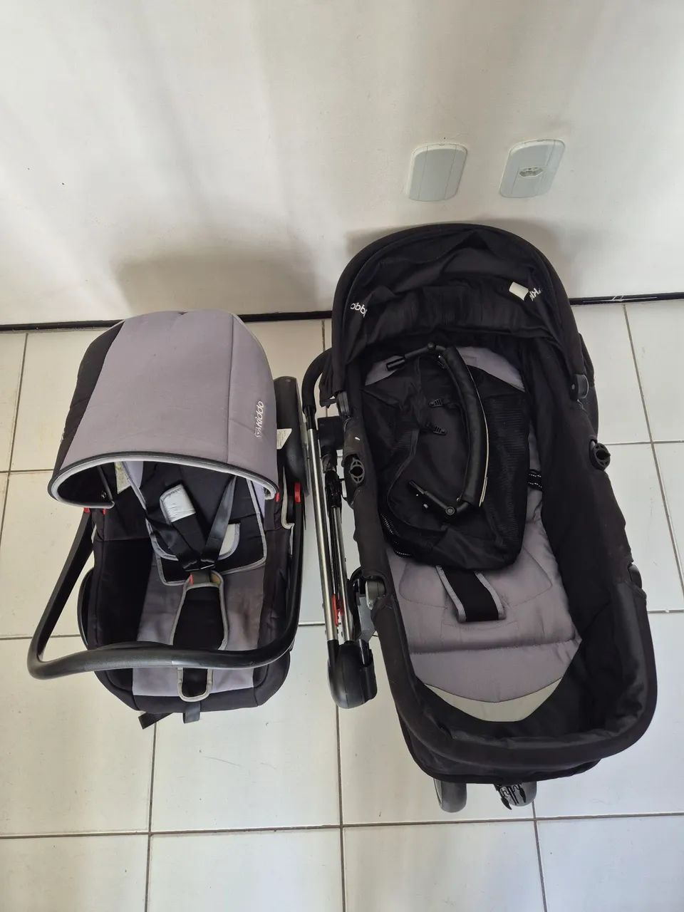 Carrinho de bebê Kiddo (bebê conforto e carrinho) - Foto 2