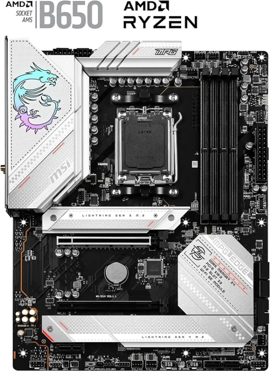 Placa Mãe B650 MSI MPG EDGE WIFI - Foto 2