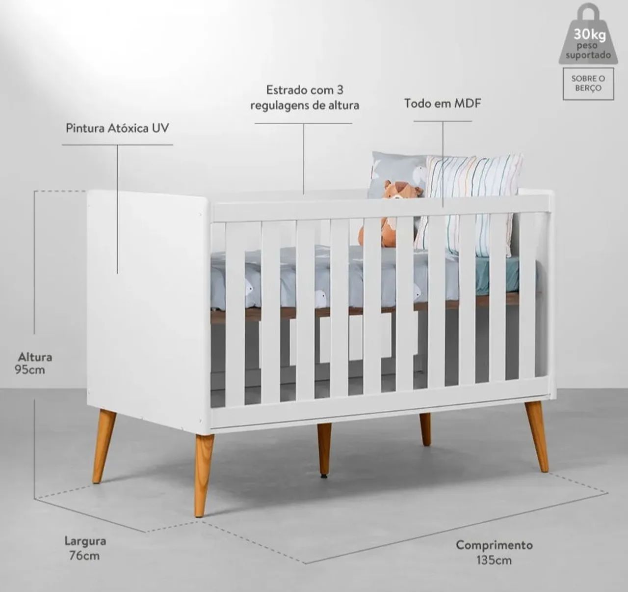 Berço em MDF