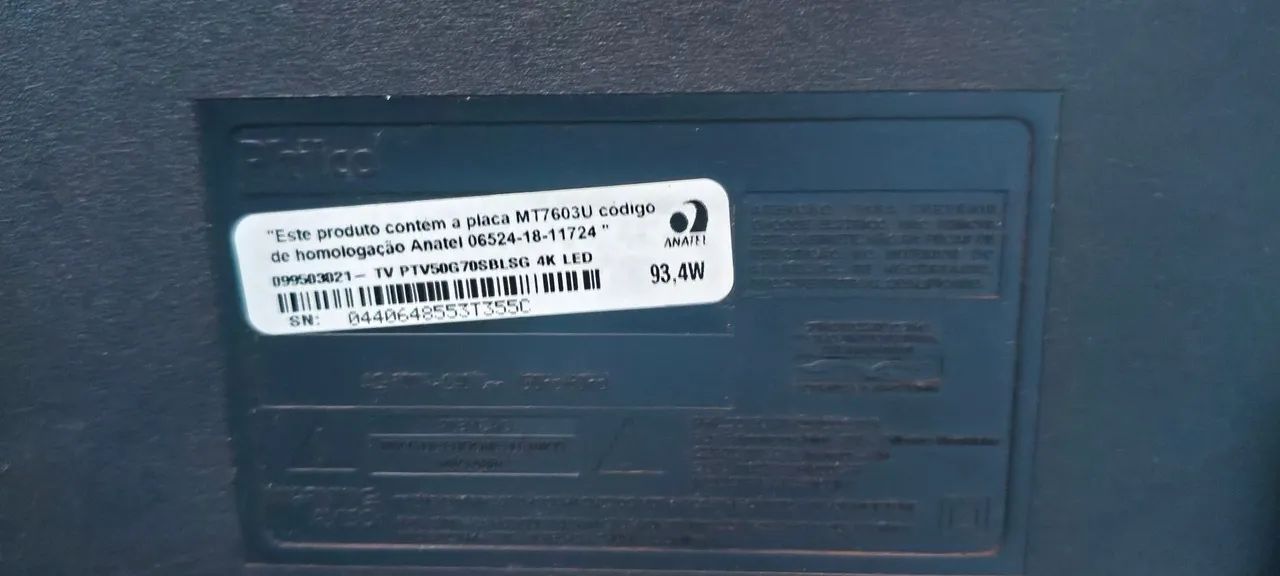 Tv smart 50 com defeitos  - Foto 3