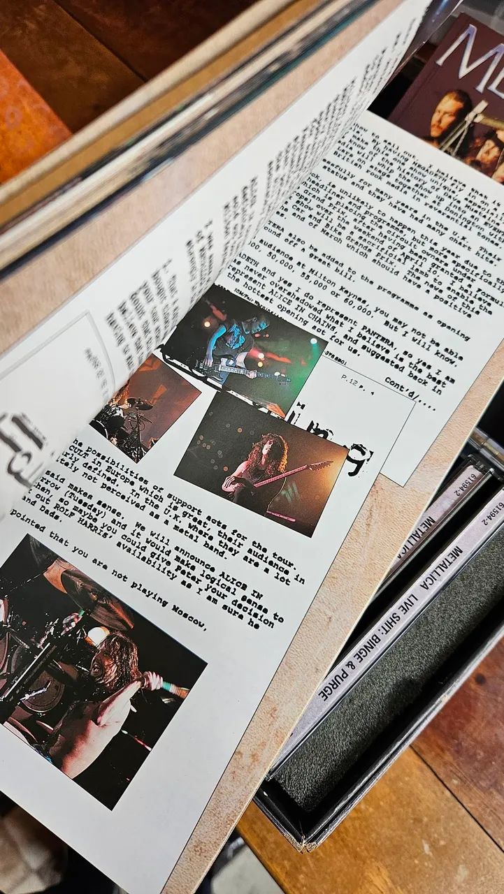 Metallica Live Shit: Binge & Purge Box Original - 3 VHS + 3 CDs