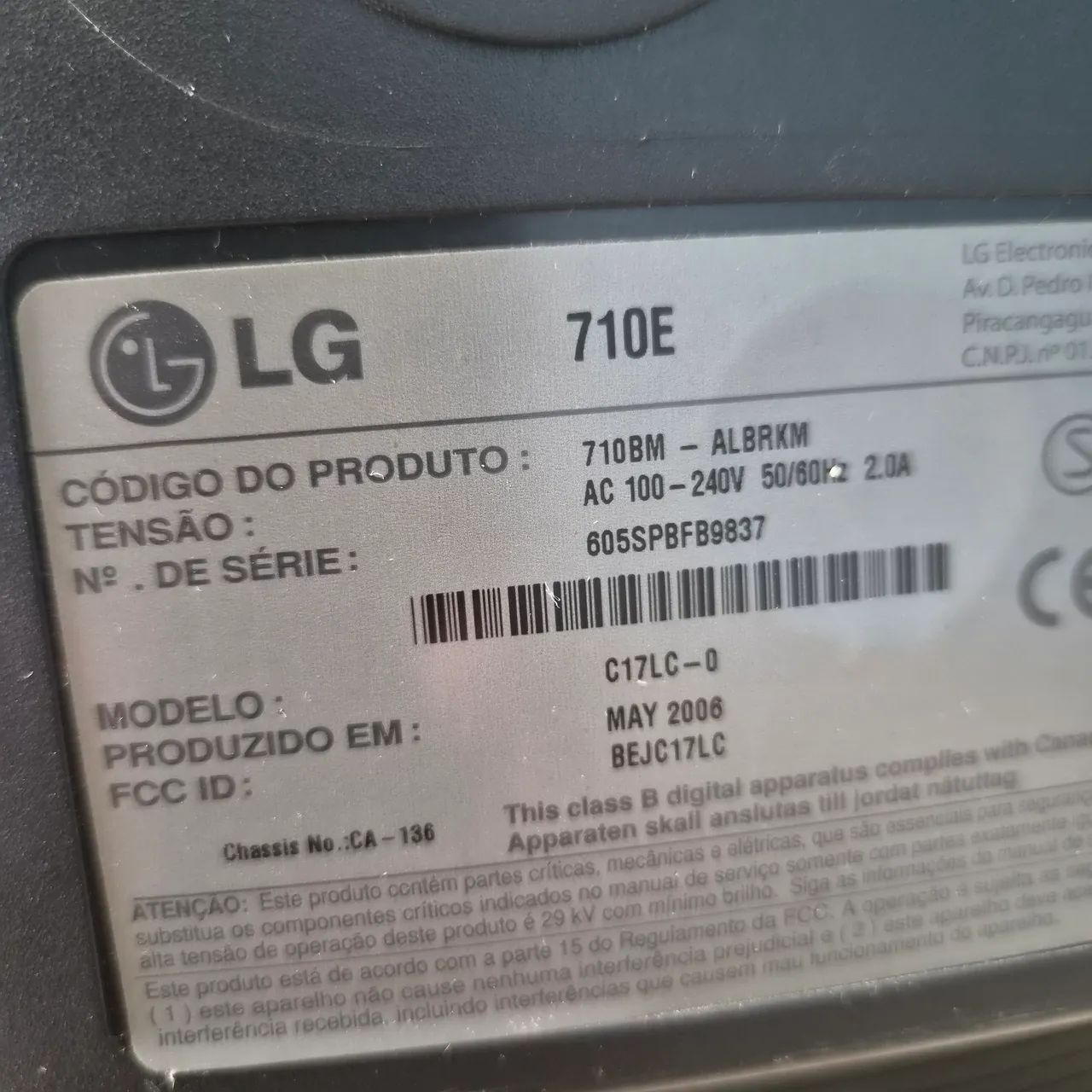 Tv LG tela trincada - Foto 3