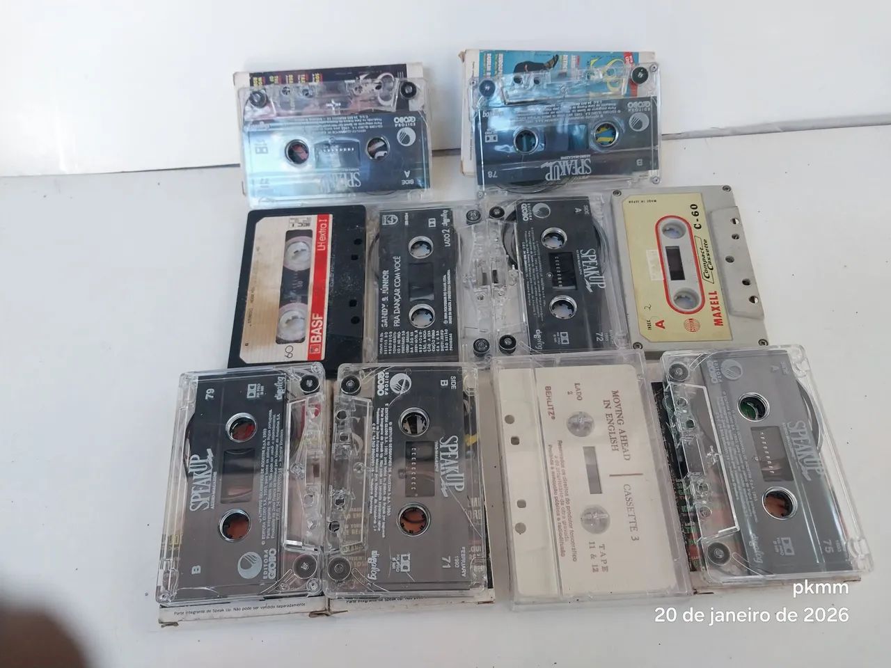 Fitas k7 em ótimo estado, rodando normal lote - Foto 2