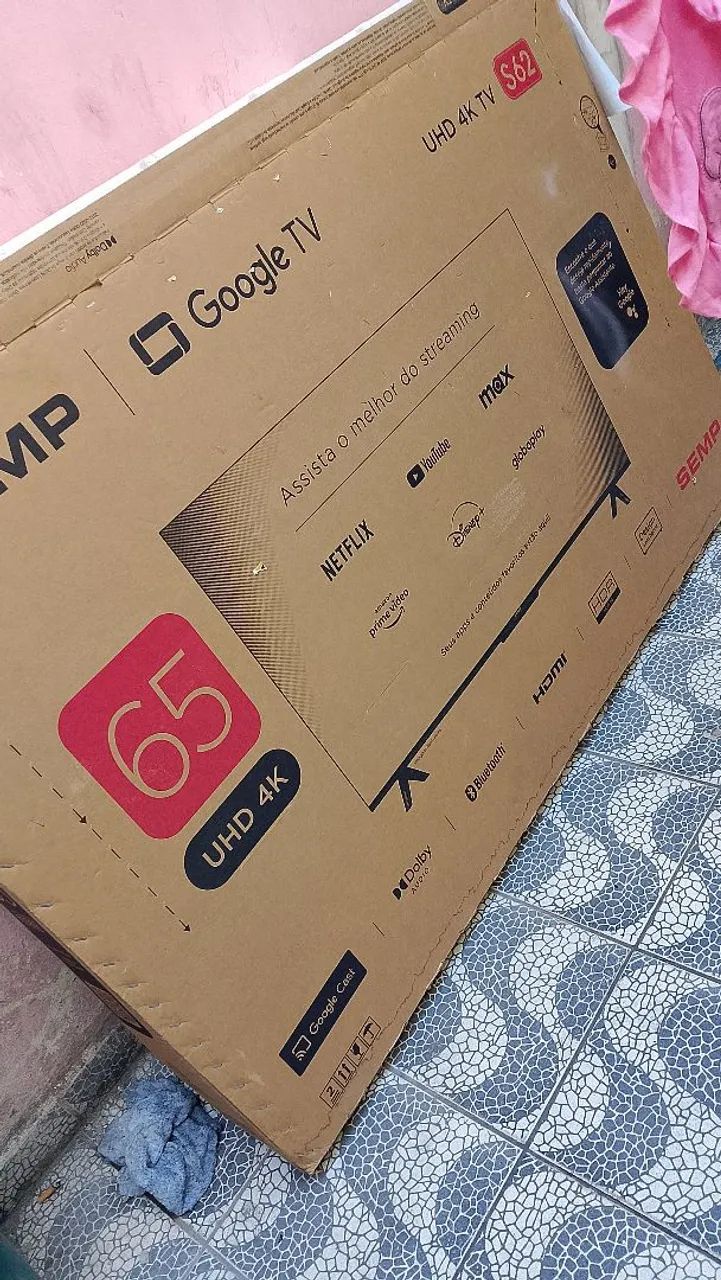 Tv led 65 polegadas nova 15 dias de uso - Foto 2