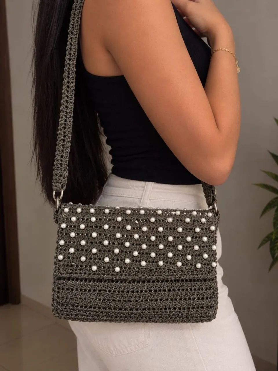 Bolsa de tricô 