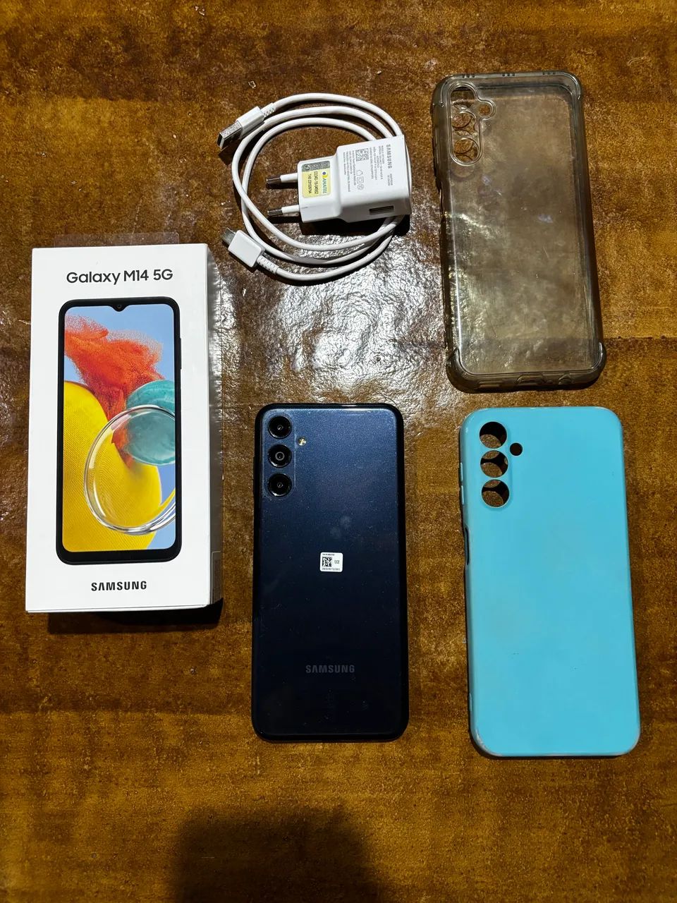 Celular Samsung M14 5G na caixa - Foto 4