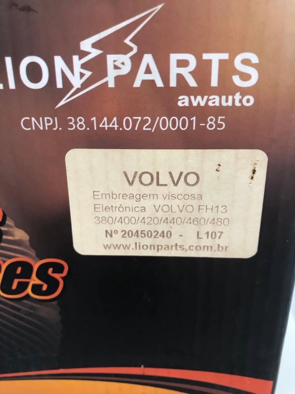 Embreagem Viscosa Eletrônica Volvo Fh13 380 a 480 - Nova
