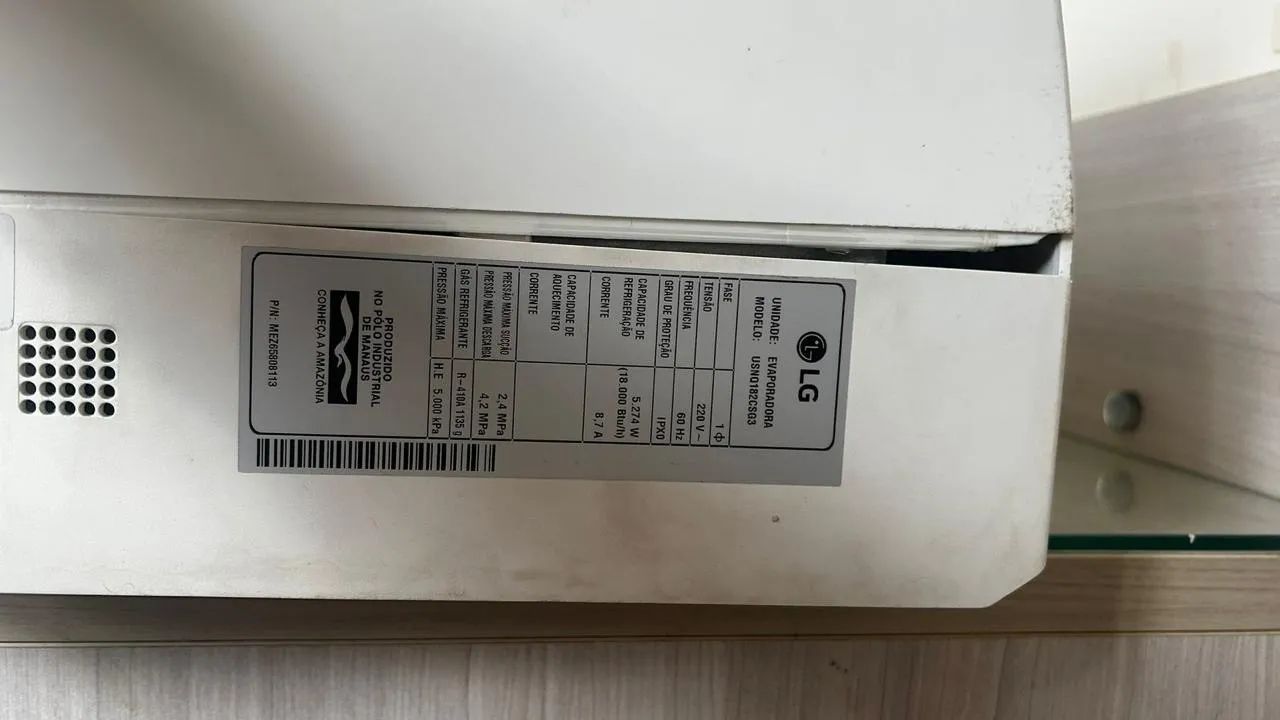 Vendo ar Split LG Inverter 18000 btus - Foto 3