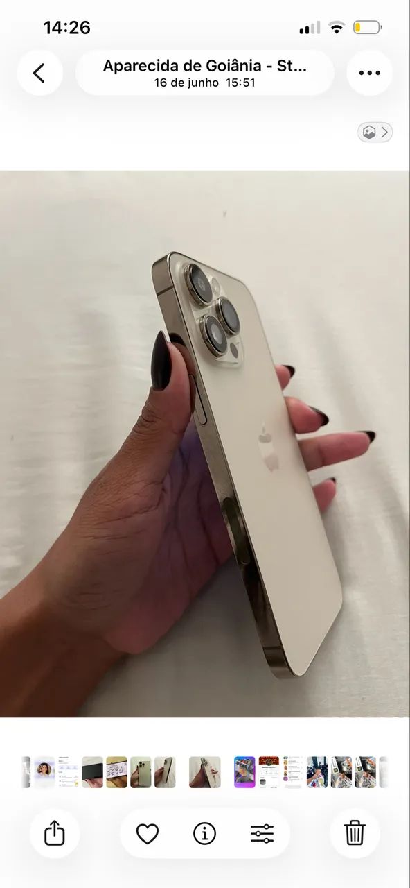 iPhone 14 Pro Max 1800 tudo zero tem caixa e carregador  - Foto 4
