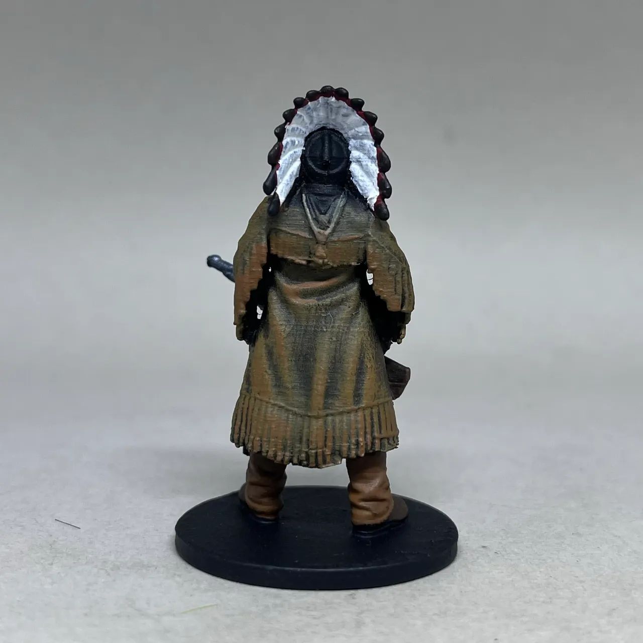 Miniatura Guerreiro Nativo RPG Impressão 3D  - Foto 2