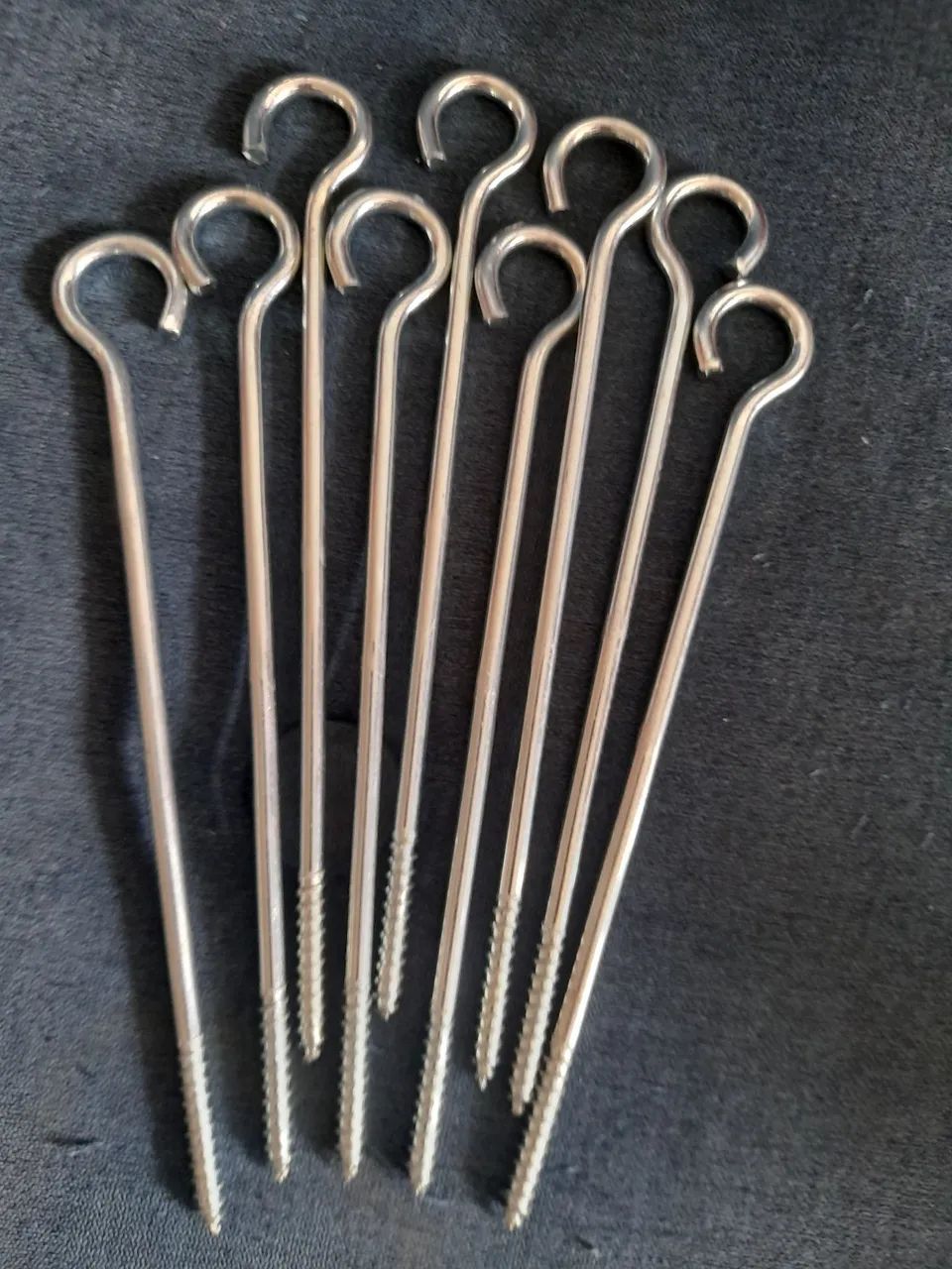 Ganchos Pitão p/ forro e gesso 15cm - Pcte c/ 10 unidades 