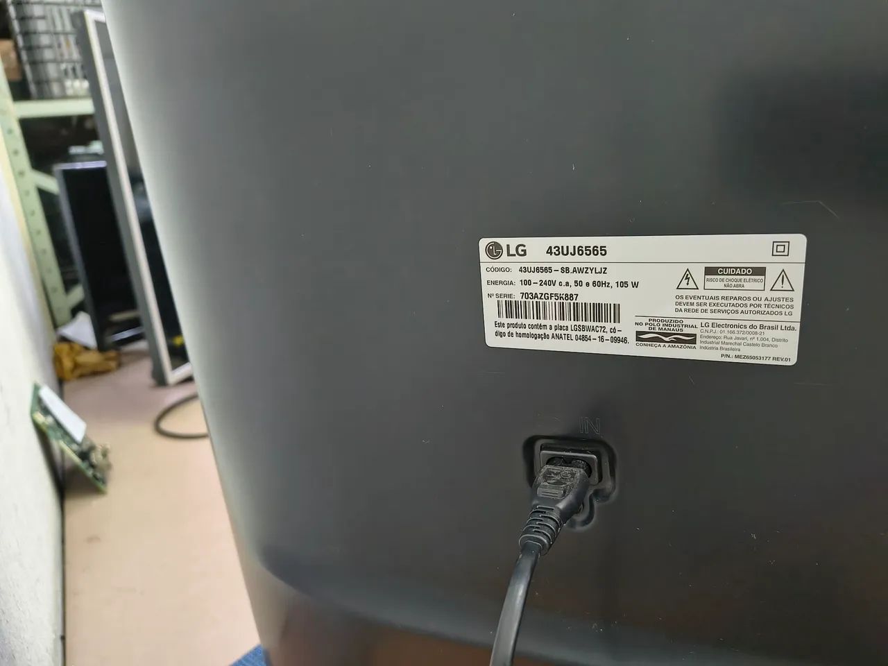 Tv lg 43 polegadas smart, com garantia de 3 meses  - Foto 4